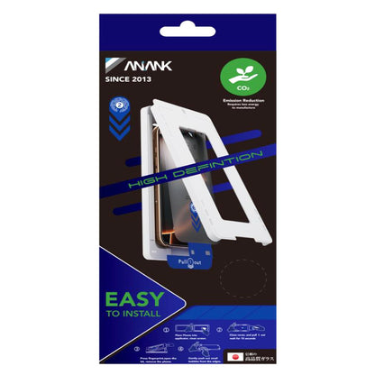 Zaštitna folija za ekran Anank 2X Reinforced za Apple iPhone 16 Pro, kaljeno staklo, Full Glue, 2.5D, crna