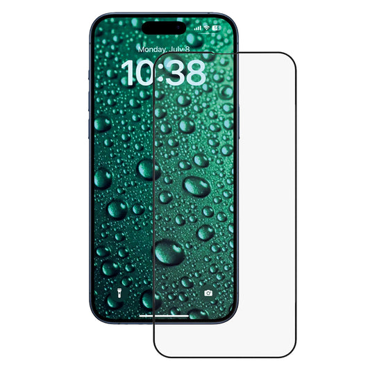 Zaštitna folija za ekran Anank 3X Reinforced Invisible za Apple iPhone 16 Pro Max, Kaljeno staklo, Full Glue, 3D, Crna