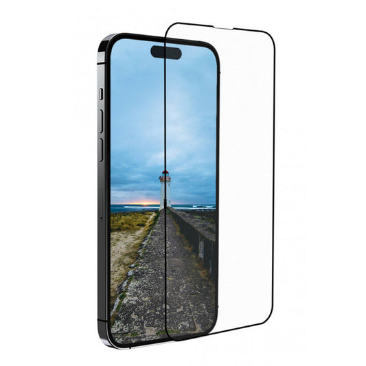 Zaštitna folija za ekran Anank 5X pojačana protiv pucanja za Apple iPhone 17, Kaljeno staklo, Pun ljepilo, 3D, Crna