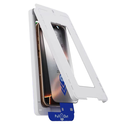Zaštitna folija za ekran Anank 5X Reinforced Applicator za Apple iPhone 17 Pro Max, Kaljeno staklo, Full Glue, 2.5D, Crna