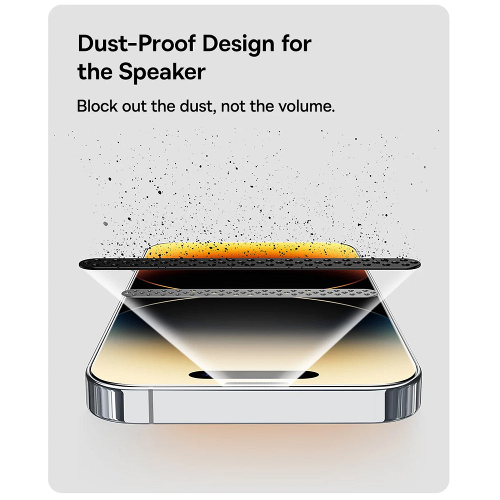 Zaštitna folija za ekran Anank 5X Reinforced za Apple iPhone 17 Pro, Kaljeno staklo, Full Glue, 2.5D, Crna
