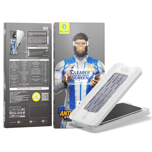 Zaštitna folija za ekran Blueo Anti-Reflective HD za Apple iPhone 17 Air, Kaljeno staklo, Full Glue, Crna