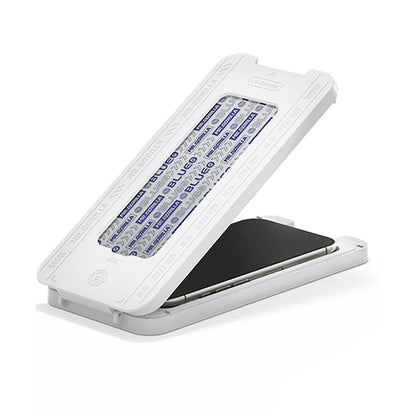 Zaštitna folija za ekran Blueo Crystal Anti-Scratch Applicator za Apple iPhone 15 Pro Max, Kaljeno staklo, Full Glue, Crna