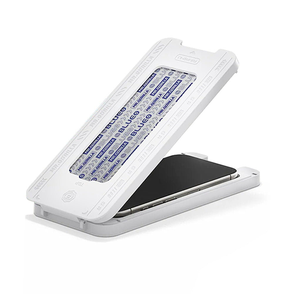 Zaštitna folija za ekran Blueo Crystal Anti-Scratch Applicator za Apple iPhone 17 Air, Kaljeno staklo, Full Glue, Crna