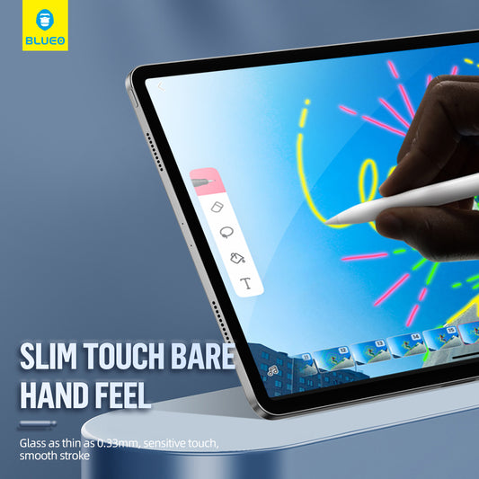 Zaštitna folija za ekran Blueo HD Applicator Pro za Apple iPad mini (2024) / mini (2021), Kaljeno staklo, Full Glue
