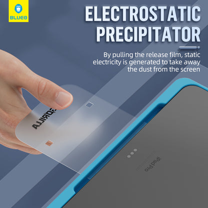 Zaštitna folija za ekran Blueo HD Applicator Pro za Apple iPad mini (2024) / mini (2021), Kaljeno staklo, Full Glue