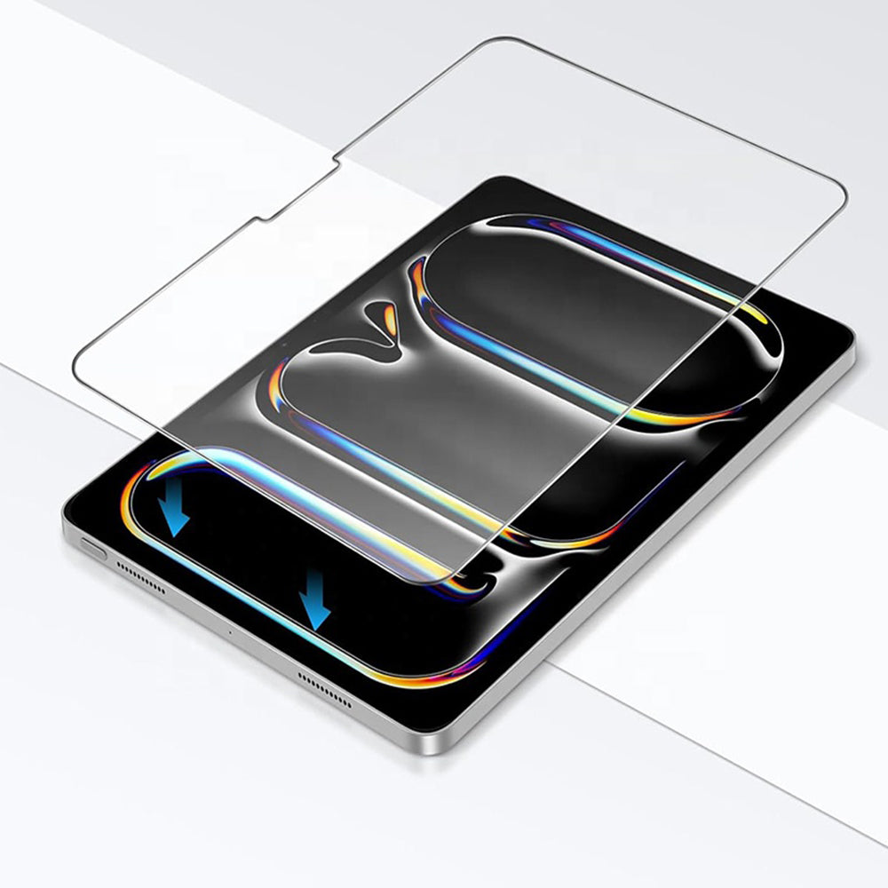 Zaštitna folija za ekran Blueo HD za Apple iPad Pro 12.9 (2022) / Pro 12.9 (2021) / Pro 12.9 (2020), Kaljeno staklo, Full Glue