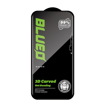 Zaštitna folija za ekran Blueo HD za Apple iPhone 16 Pro, kaljeno staklo, Full Glue, 3D, crna