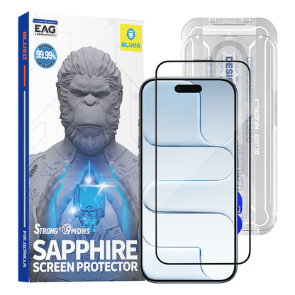 Zaštitna folija za ekran Blueo Sapphire Applicator Pro za Apple iPhone 17 Air, Kaljeno staklo, Full Glue