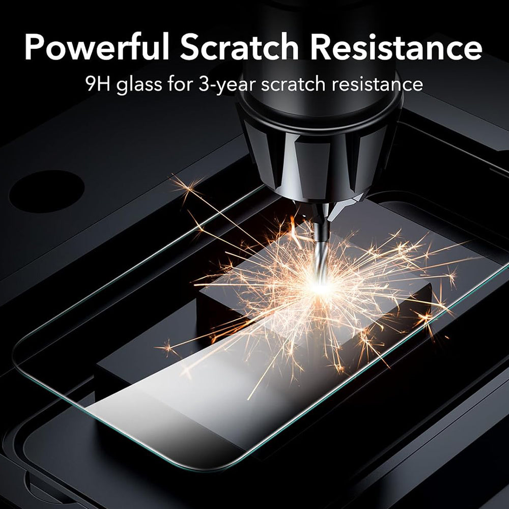 Zaštitna folija ESR za ekran Apple iPhone 17 / 16 Pro, Kaljeno staklo, Full Glue, Set od 3 komada