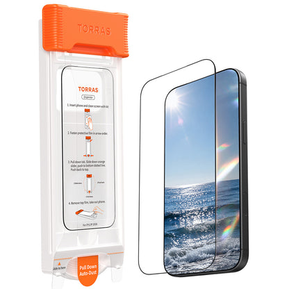 Zaštitna folija za ekran Torras OrigArmor za Apple iPhone 18 Pro / 17 Pro, Kaljeno staklo, Puno ljepilo