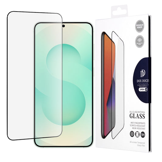 Zaštitna folija za ekran DUX DUCIS za Samsung Galaxy S25+ S936, Kaljeno staklo, Edge Glue, Crna
