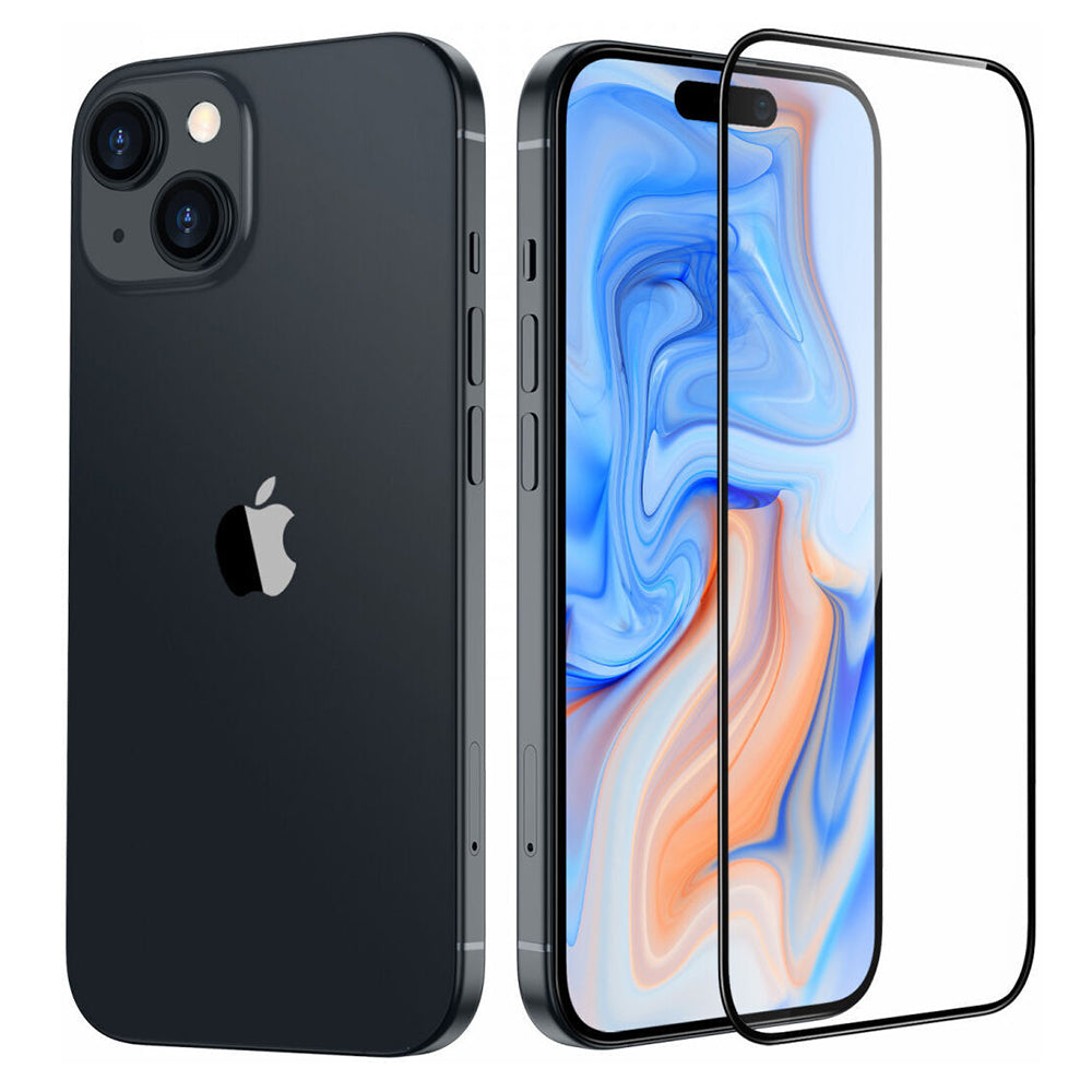 Zaštitna folija za ekran ESR Armorite za Apple iPhone 15 Plus, Kaljeno staklo, Full Glue, Crna