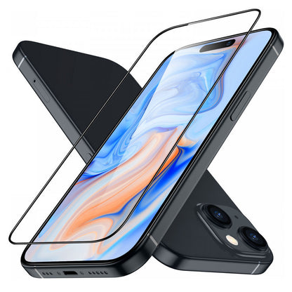 Zaštitna folija za ekran ESR Armorite za Apple iPhone 15 Plus, Kaljeno staklo, Full Glue, Crna