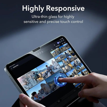 Zaštitna folija za ekran ESR Armorite UltraFit za Apple iPad (2025) / (2022), Kaljeno staklo, Full Glue, Set od 2 komada
