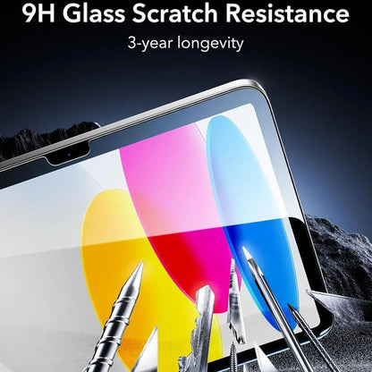 Zaštitna folija za ekran ESR Armorite UltraFit za Apple iPad (2025) / (2022), Kaljeno staklo, Full Glue, Set od 2 komada