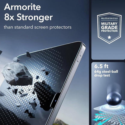 Zaštitna folija za ekran ESR Armorite UltraFit za Apple iPad Air 13 (2025) / Air 13 (2024), Kaljeno staklo, Full Glue, Set od 2 komada