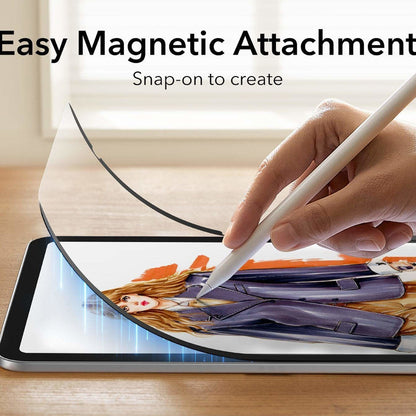Zaštitna folija ESR Paper Feel Magnetic za ekran Apple iPad (2025) / (2022), Plastika