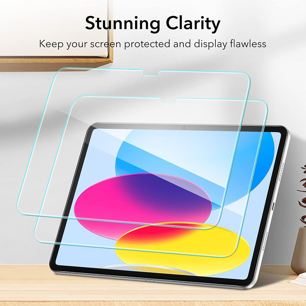Zaštitna folija ESR za ekran Apple iPad (2025) / (2022), Kaljeno staklo, Full Glue, Set od 2 komada