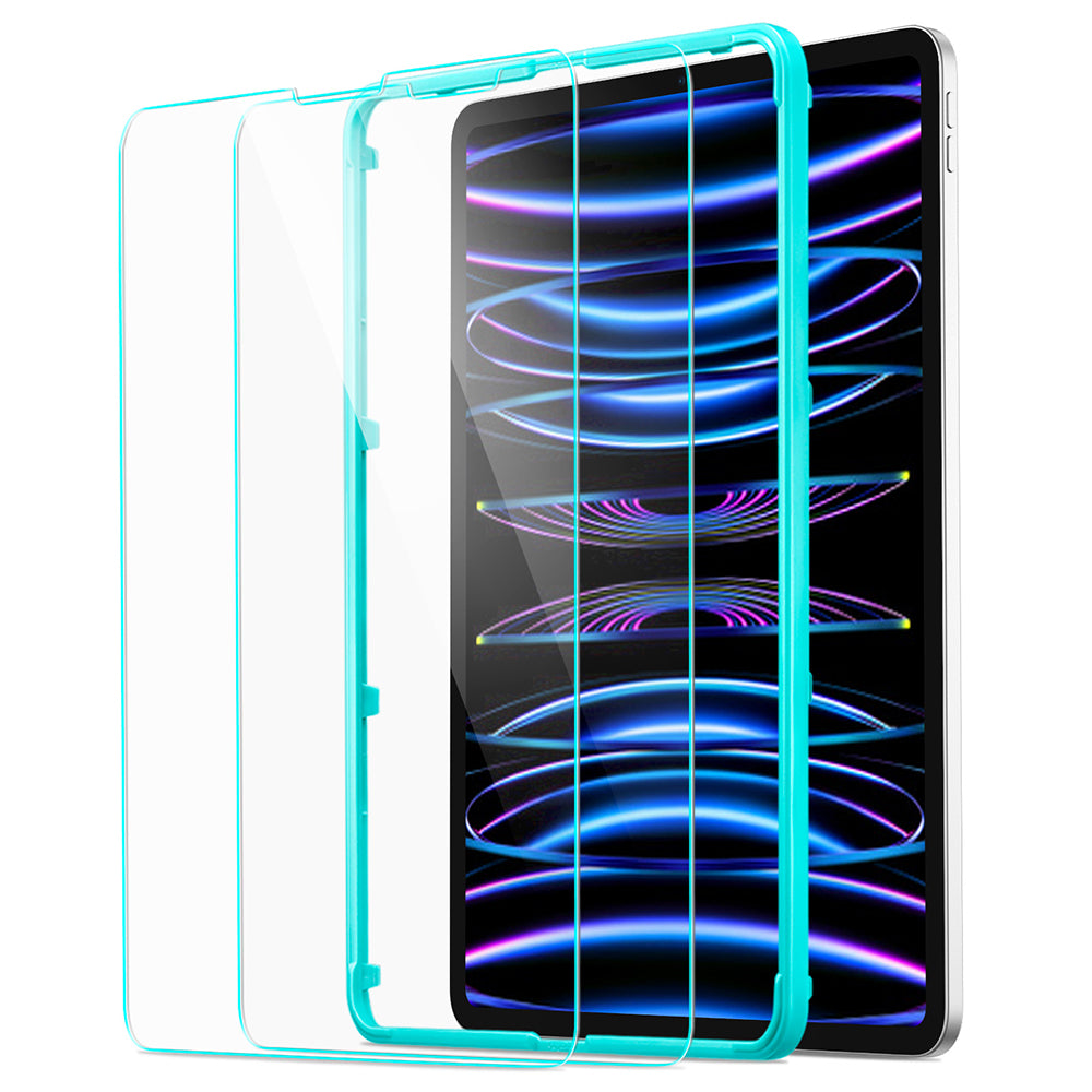 Zaštitna folija ESR za ekran Apple iPad Air (2022) / Pro 11 (2021) / Air (2020), Kaljeno staklo, Full Glue, Set od 2 komada