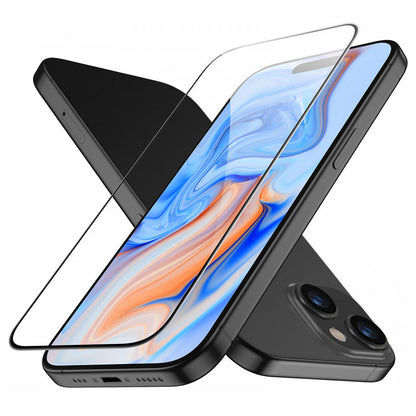 Zaštitna folija ESR za ekran Apple iPhone 15, Kaljeno staklo, Full Glue, Crna