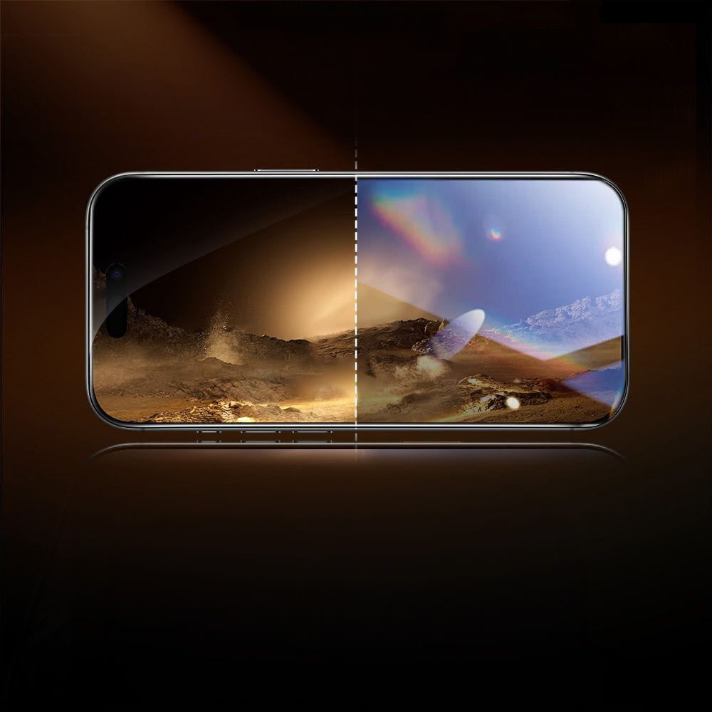 Zaštitna folija za ekran ESR UltraFit Armorite Pro za Apple iPhone 17 Pro Max, Kaljeno staklo, Full Glue, Crna