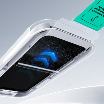 Zaštitna folija za ekran ESR UltraFit Classic za Apple iPhone 18 Pro / 17 Pro, Kaljeno staklo, Full Glue, Set od 2 komada, Crna