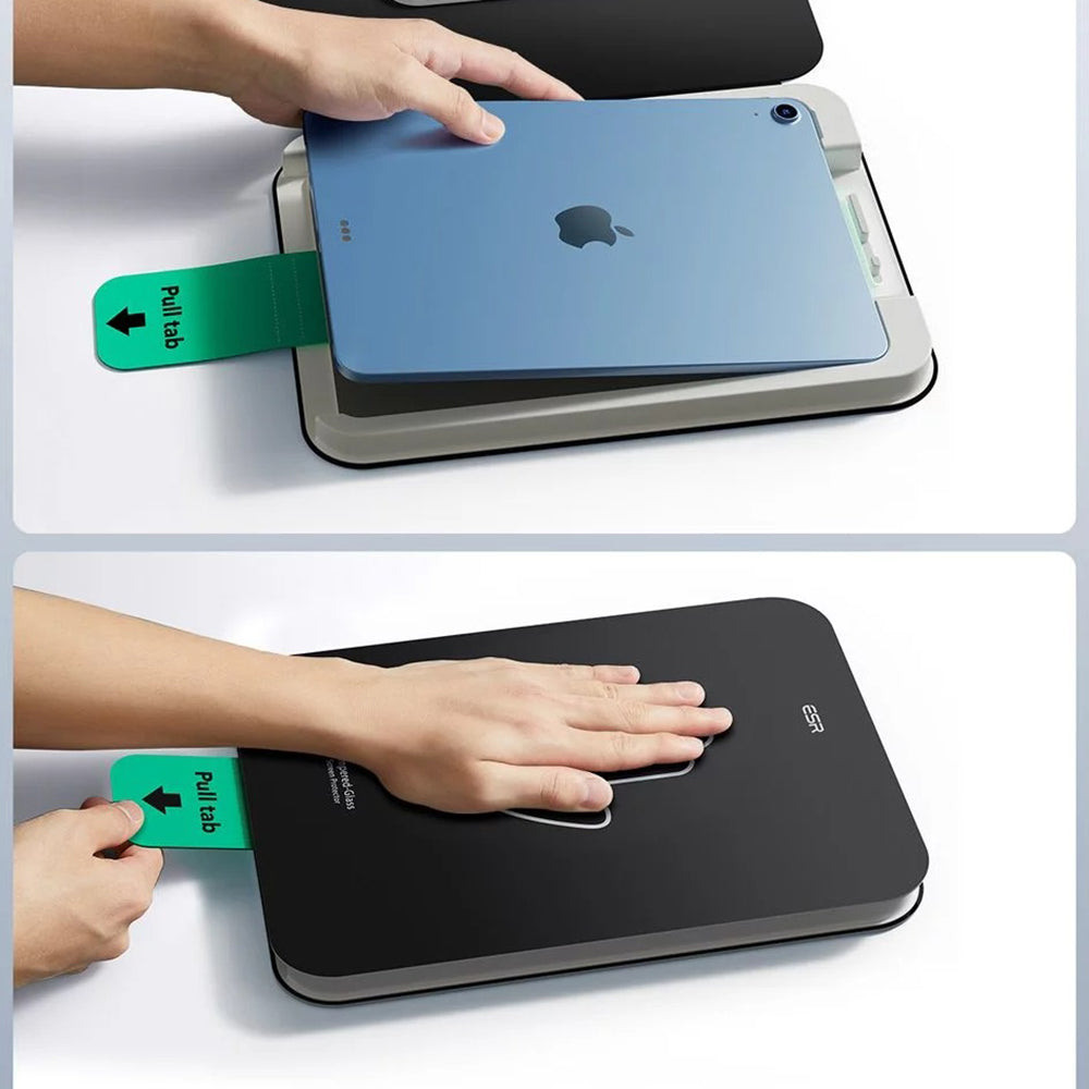 Zaštitna folija za ekran ESR UltraFit za Apple iPad (2025) / (2022), Kaljeno staklo, Full Glue, Set od 2 komada