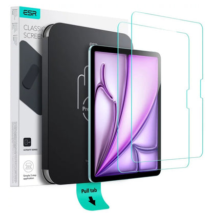 Zaštitna folija za ekran ESR UltraFit za Apple iPad Air 11 (2026) / Air 11 (2025), Kaljeno staklo, Full Glue, Set od 2 komada