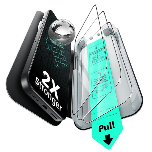 Zaštitna folija ESR UltraFit za ekran Apple iPhone 17 Pro, Kaljeno staklo, Full Glue, Set od 3 komada