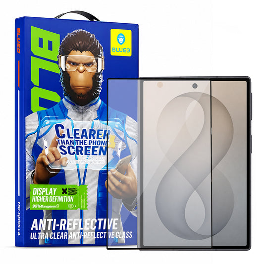 Zaštitna folija za vanjski ekran Blueo Anti-Reflective HD za Samsung Galaxy Z Fold8 F971, Kaljeno staklo, Full Glue, Crna