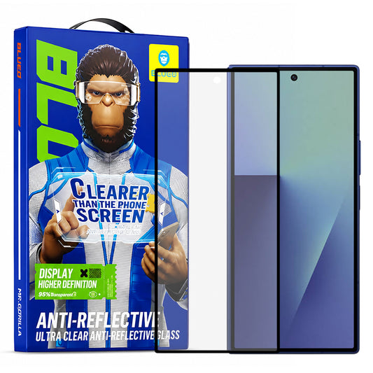 Zaštitna folija za vanjski ekran Blueo Anti-Reflective HD za Samsung Galaxy Z Fold8 Ultra F976, Kaljeno staklo, Full Glue, Crna