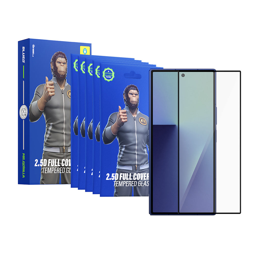 Zaštitna folija za vanjski ekran Blueo HD za Samsung Galaxy Z Fold8 Ultra F971, Kaljeno staklo, Full Glue, 2.5D, Set od 5 komada, Crna