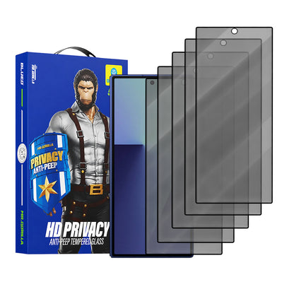 Zaštitna folija za vanjski ekran Privacy Blueo Anti-Peep za Samsung Galaxy Z Fold8 Ultra F971, Kaljeno staklo, Full Glue, Set od 5 komada