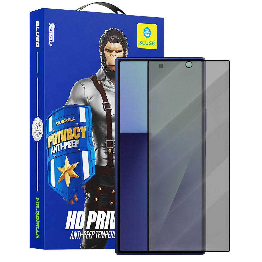 Zaštitna folija za vanjski ekran Privacy Blueo Anti-Peep za Samsung Galaxy Z Fold8 Ultra F971 / Z Fold7 F966, Kaljeno staklo, Full Glue