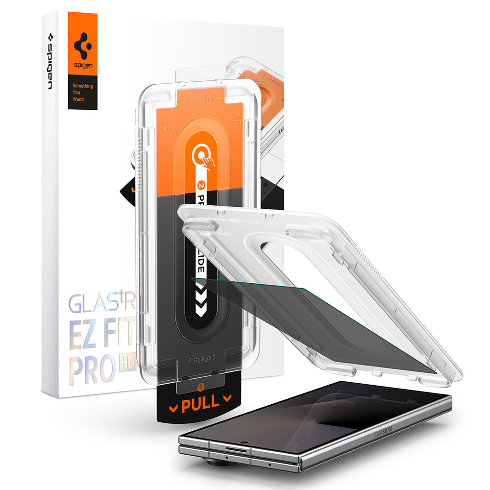 Zaštitna folija za vanjski ekran Privacy Spigen GlastR EZ FIT Pro HD za Samsung Galaxy Z Fold8 Ultra F976, Kaljeno staklo, Full Glue