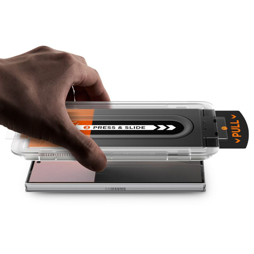 Zaštitna folija za vanjski ekran Privacy Spigen GlastR EZ FIT Pro HD za Samsung Galaxy Z Fold8 Ultra F976, Kaljeno staklo, Full Glue