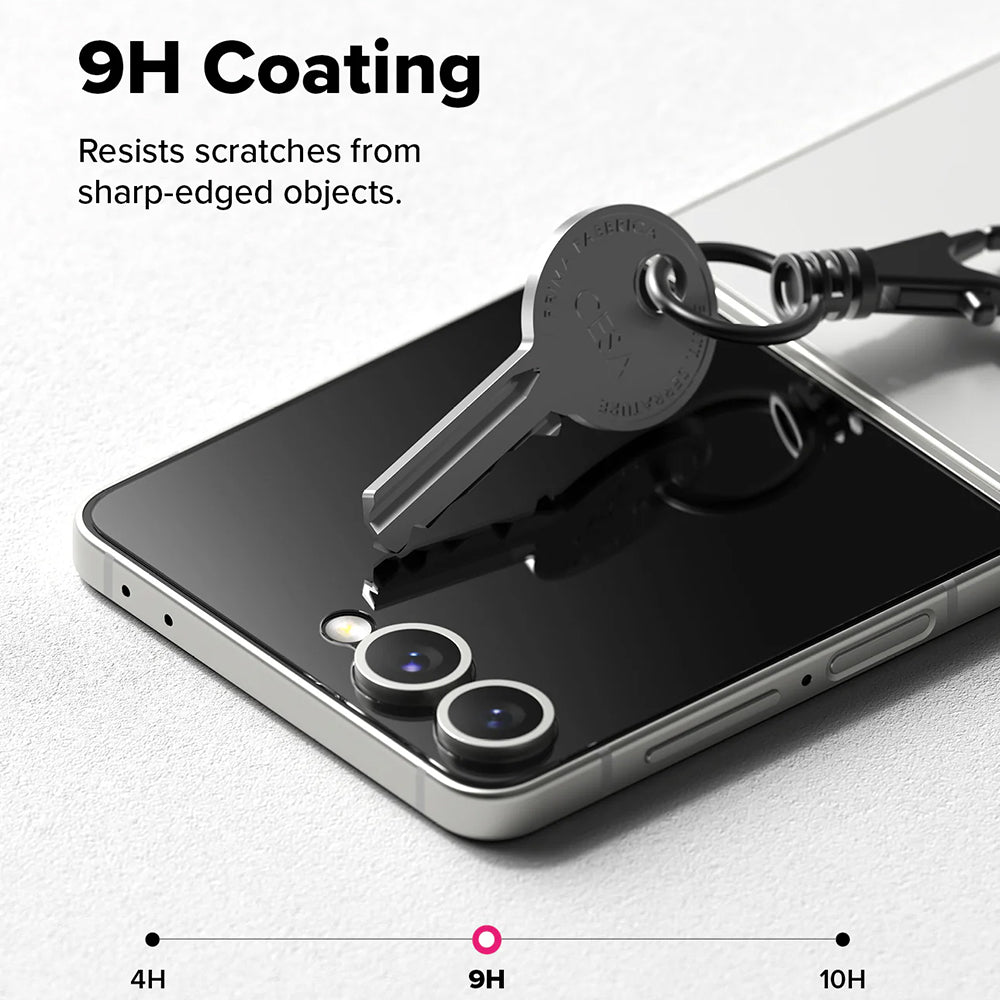 Zaštitna folija za vanjski zaslon Ringke Cover Display za Samsung Galaxy Z Flip7 F766, Kaljeno staklo, Full Glue, Set od 2 komada