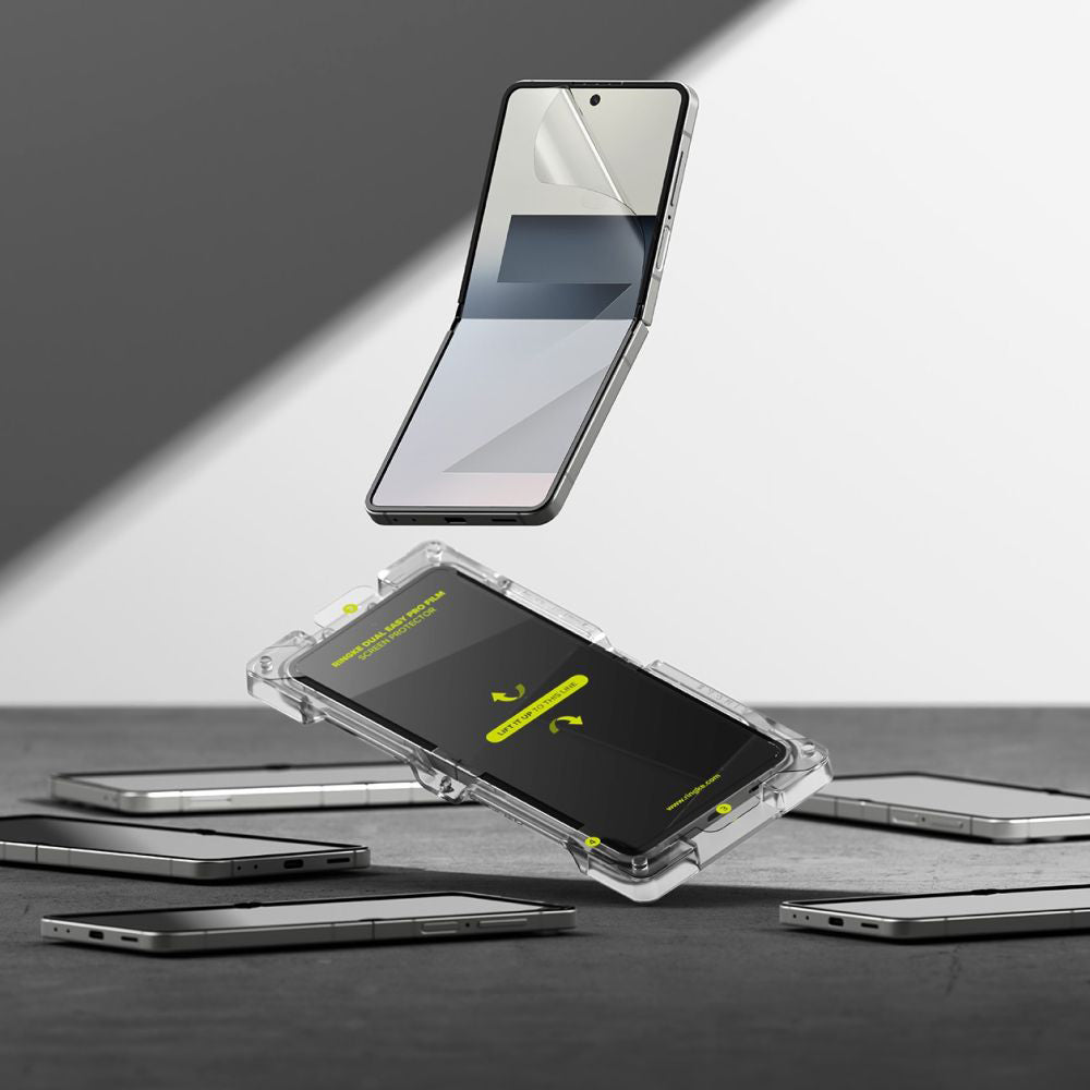 Zaštitna folija za unutarnji ekran Ringke Dual Easy Pro za Samsung Galaxy Z Flip7 F766, Plastika, Set od 2 komada