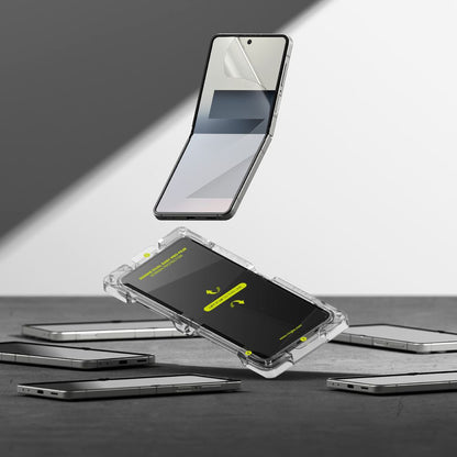 Zaštitna folija za unutarnji ekran Ringke Dual Easy Pro za Samsung Galaxy Z Flip7 F766, Plastika, Set od 2 komada