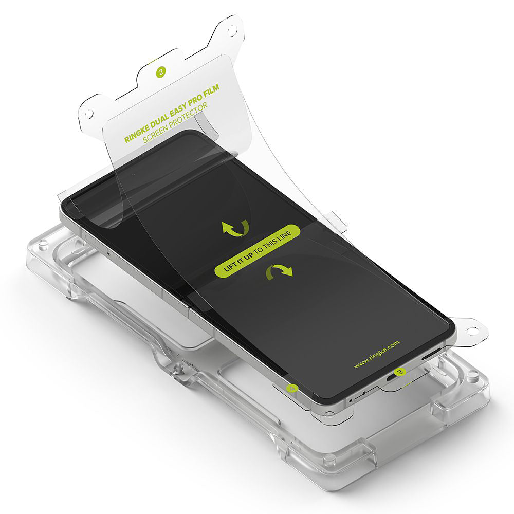 Zaštitna folija za unutarnji ekran Ringke Dual Easy Pro za Samsung Galaxy Z Flip7 F766, Plastika, Set od 2 komada