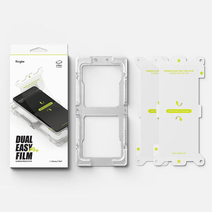 Zaštitna folija za unutarnji ekran Ringke Dual Easy Pro za Samsung Galaxy Z Flip7 F766, Plastika, Set od 2 komada