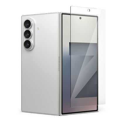 Zaštitna folija za vanjski ekran Ringke Easy Slide za Samsung Galaxy Z Fold7 F966, Kaljeno staklo, Full Glue, Set od 2 komada