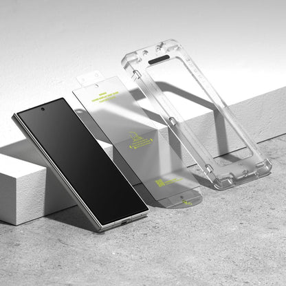 Zaštitna folija za vanjski ekran Ringke Easy Slide za Samsung Galaxy Z Fold7 F966, Kaljeno staklo, Full Glue, Set od 2 komada