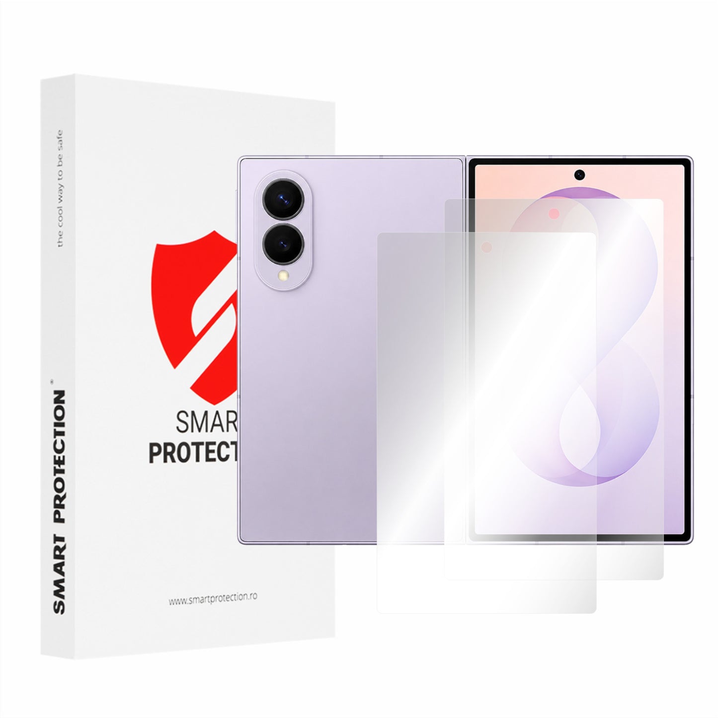 Zaštitna folija za vanjski ekran Smart Protection Premium Classic za Samsung Galaxy Z Fold8 F971, Plastika, Set od 2 komada