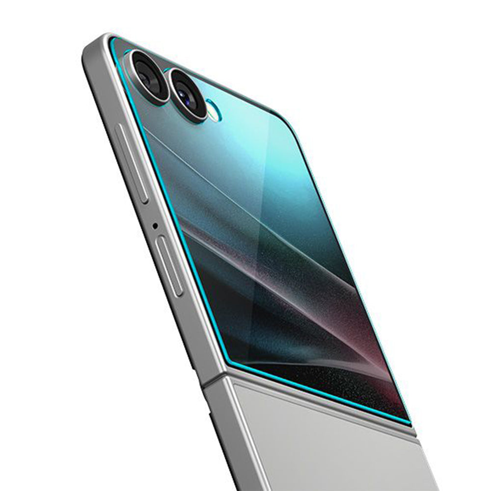 Zaštitna folija za vanjski ekran Spigen GlastR EZ FIT za Samsung Galaxy Z Flip7 F766, Kaljeno staklo, Full Glue