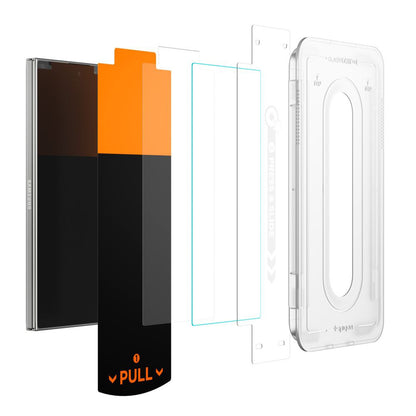 Zaštitna folija za vanjski ekran Spigen GlastR EZ FIT Pro HD za Samsung Galaxy Z Fold7 F966, Kaljeno staklo, Full Glue AGL09580