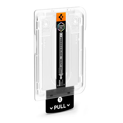 Zaštitna folija za vanjski ekran Spigen GlastR EZ FIT Pro HD za Samsung Galaxy Z Fold8 F971, Kaljeno staklo, Full Glue, Set od 2 komada AGL11943