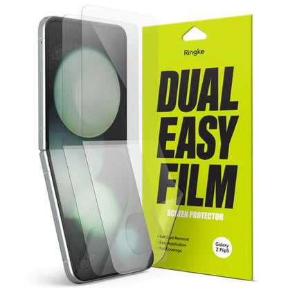 Zaštitna folija za unutarnji ekran Ringke Dual Easy za Samsung Galaxy Z Flip5 F731, Plastika, Set od 2 komada