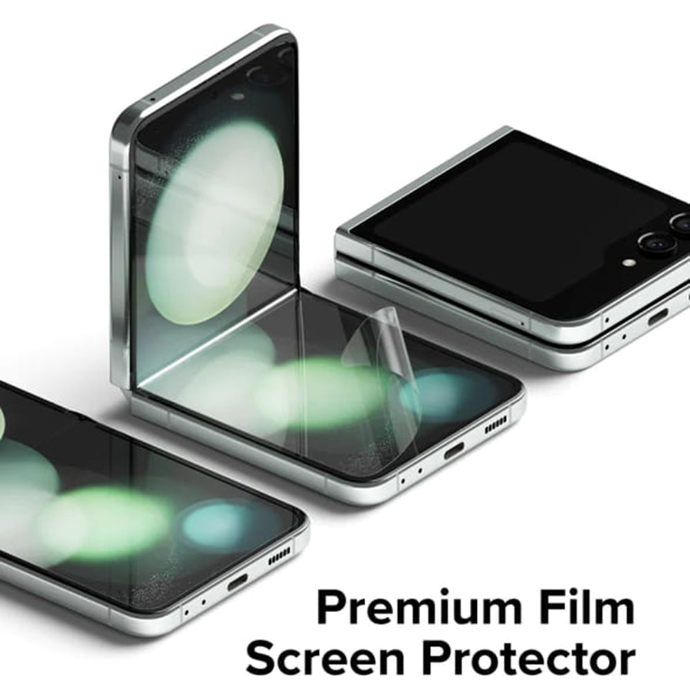 Zaštitna folija za unutarnji ekran Ringke Dual Easy za Samsung Galaxy Z Flip5 F731, Plastika, Set od 2 komada